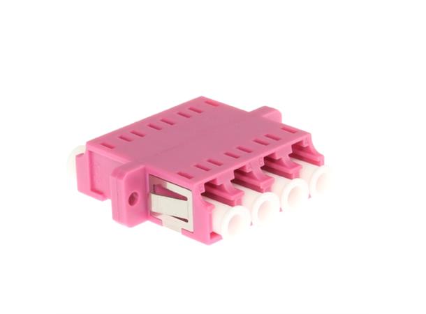 ECS skarvstycke LC quad OM4 Violett Multimod 